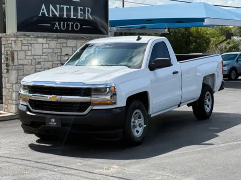 White 2018 CHEVROLET SILVERADO 1500 WORK TRUCK for sale in Kerrville, TX