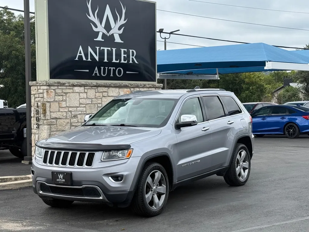 Silver 2014 JEEP GRAND CHEROKEE LIMITED for sale in Kerrville, TX