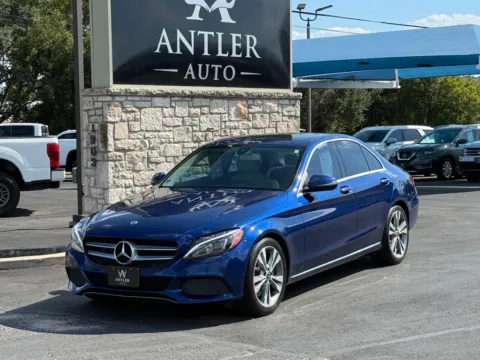 Gray 2018 MERCEDES-BENZ C-CLASS C 300 for sale in Kerrville, TX
