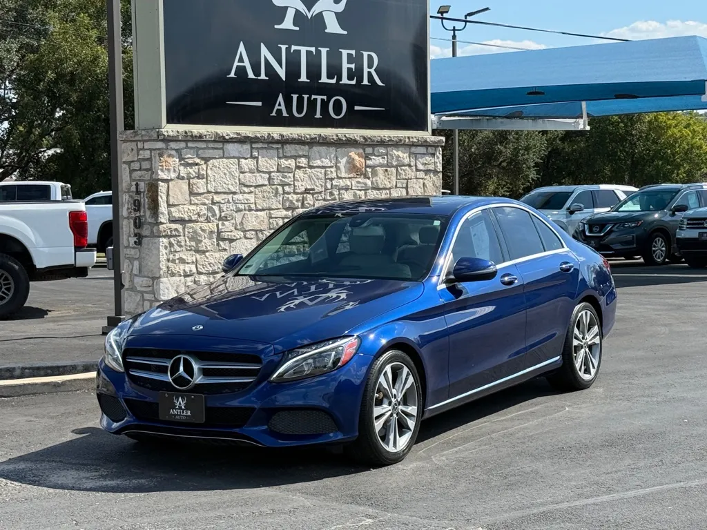 Gray 2018 MERCEDES-BENZ C-CLASS C 300 for sale in Kerrville, TX