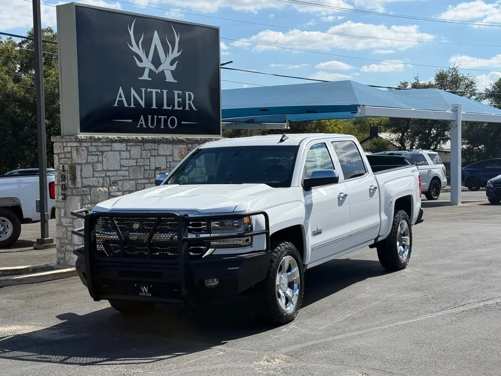 White 2017 CHEVROLET SILVERADO 1500 LTZ for sale in Kerrville, TX