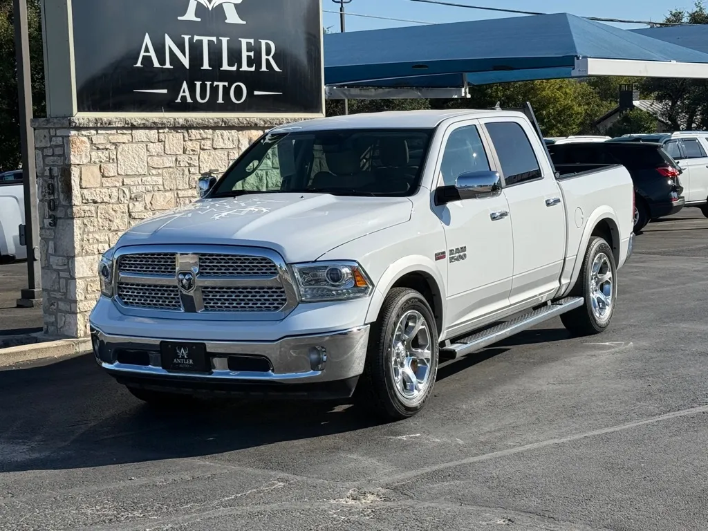 White 2017 RAM 1500 LARAMIE for sale in Kerrville, TX