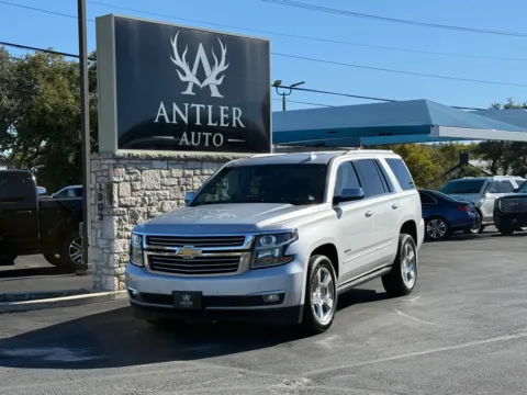Silver 2017 CHEVROLET TAHOE PREMIER for sale in Kerrville, TX