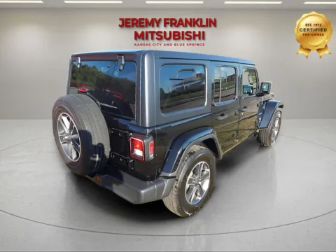 Another view of 2023 Jeep Wrangler Sahara for sale in Kansas City, MO at Jeremy Franklin Mitsubishi