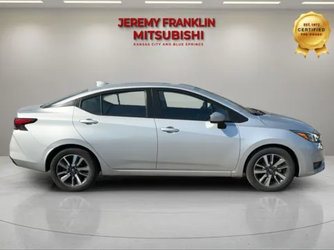 Photos of 2025 Nissan Versa 1.6 SV for sale in Kansas City, MO at Jeremy Franklin Mitsubishi
