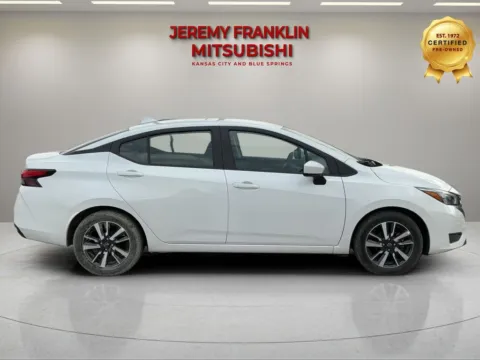 Photos of 2025 Nissan Versa 1.6 SV for sale in Kansas City, MO at Jeremy Franklin Mitsubishi