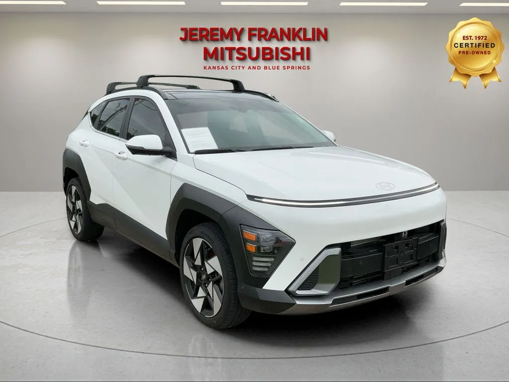 White 2025 Hyundai Kona Limited for sale in Kansas City, MO
