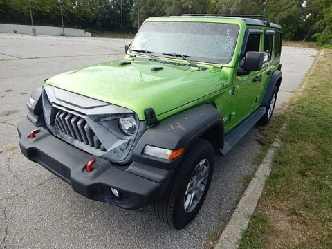 Green 2018 Jeep Wrangler Unlimited Sport S for sale in Kansas City, MO