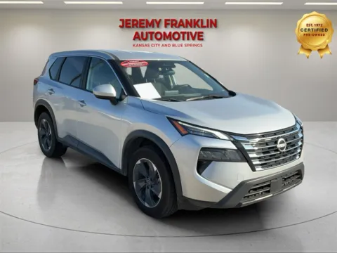 Silver 2024 Nissan Rogue SV for sale in Blue Springs, MO