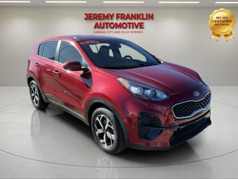 Red 2021 Kia Sportage LX for sale in Blue Springs, MO