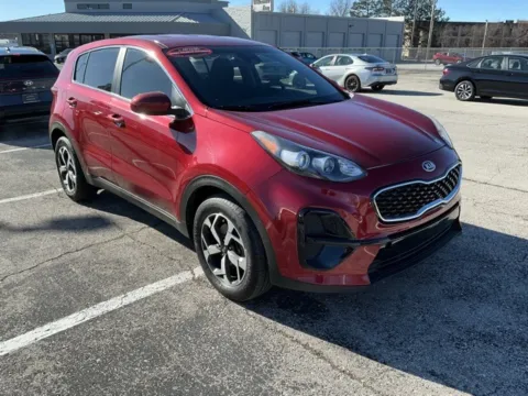 Red 2021 Kia Sportage LX for sale in Blue Springs, MO
