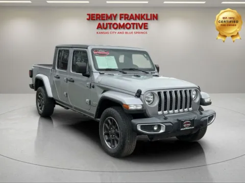Silver 2021 Jeep Gladiator Overland for sale in Blue Springs, MO