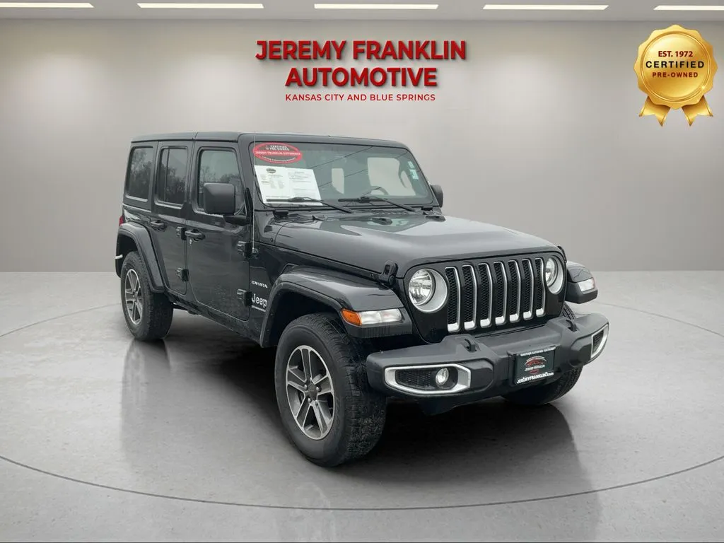 Black 2023 Jeep Wrangler Sahara for sale in Blue Springs, MO