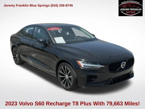 Black 2023 Volvo S60 Recharge Plug-In Hybrid T8 Plus Dark Theme for sale in Blue Springs, MO