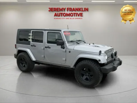 Photos of 2017 Jeep Wrangler Unlimited Sahara for sale in Blue Springs, MO at Jeremy Franklin Automotive of Blue Springs