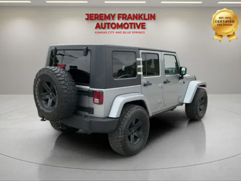 Another view of 2017 Jeep Wrangler Unlimited Sahara for sale in Blue Springs, MO at Jeremy Franklin Automotive of Blue Springs