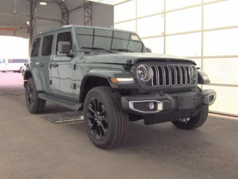 Gray 2025 Jeep Wrangler Sahara 4xe for sale in Blue Springs, MO
