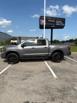 Photos of 2021 Nissan Titan PRO-4X for sale in Blue Springs, MO at Jeremy Franklin Automotive of Blue Springs
