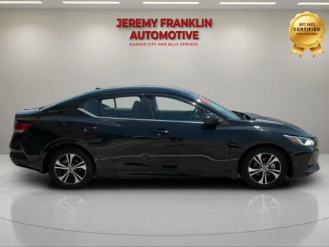 Photos of 2022 Nissan Sentra SV for sale in Blue Springs, MO at Jeremy Franklin Automotive of Blue Springs