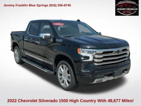 Black 2022 Chevrolet Silverado 1500 High Country for sale in Blue Springs, MO