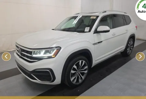 White 2023 Volkswagen Atlas 3.6L V6 SEL Premium R-Line for sale in Blue Springs, MO
