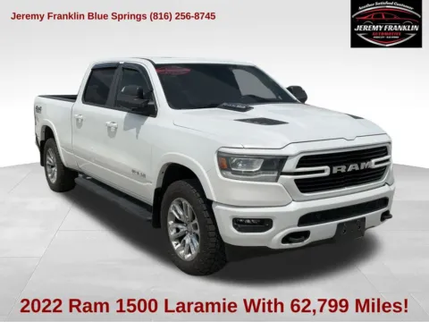 White 2022 Ram 1500 Laramie for sale in Blue Springs, MO