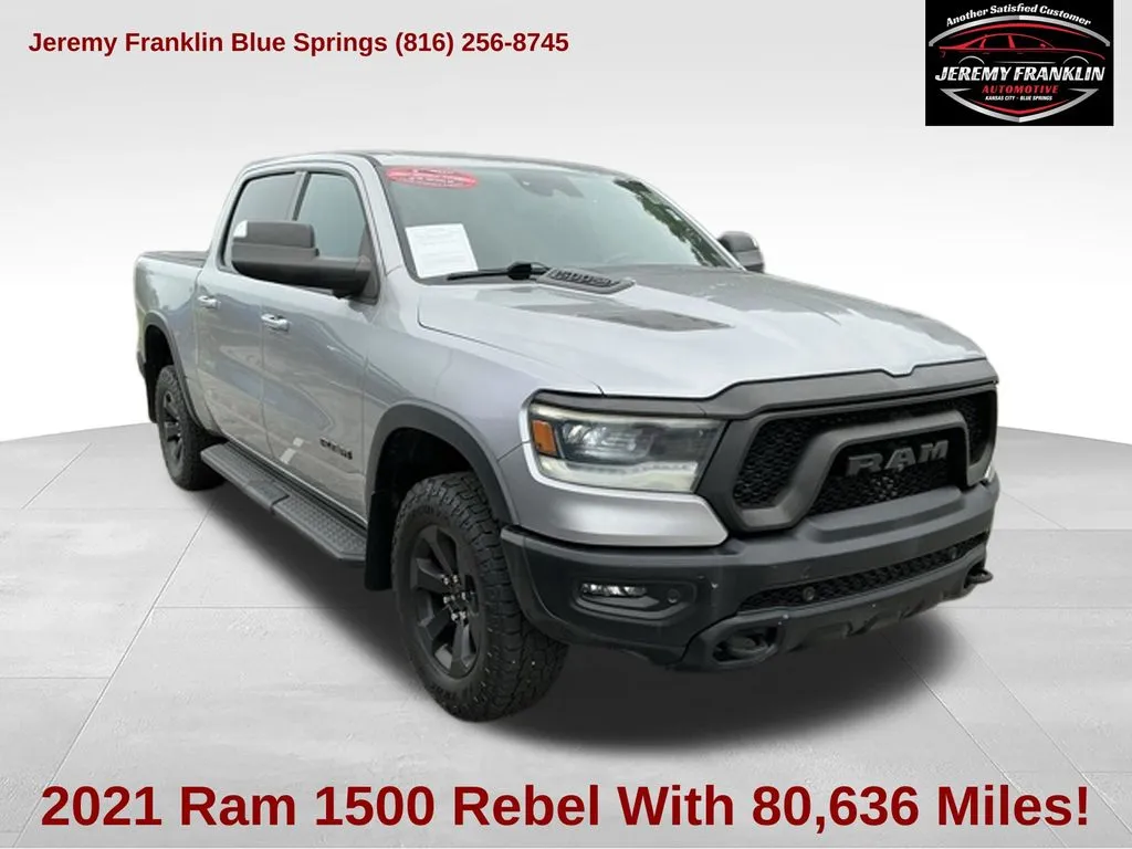 Silver 2021 Ram 1500 Rebel for sale in Blue Springs, MO
