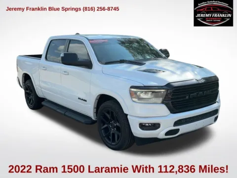 White 2022 Ram 1500 Laramie for sale in Blue Springs, MO