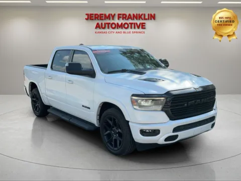 White 2022 Ram 1500 Laramie for sale in Blue Springs, MO