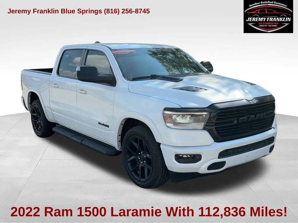 White 2022 Ram 1500 Laramie for sale in Blue Springs, MO