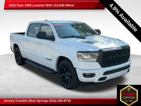 White 2022 Ram 1500 Laramie for sale in Blue Springs, MO