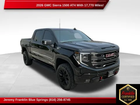 Black 2026 GMC Sierra 1500 AT4 for sale in Blue Springs, MO