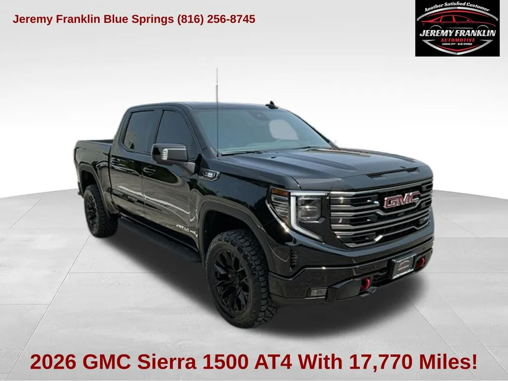 Black 2026 GMC Sierra 1500 AT4 for sale in Blue Springs, MO