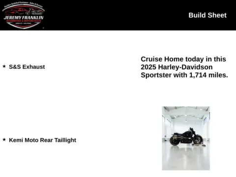 Another view of 2025 Harley-Davidson Sportster S for sale in Blue Springs, MO at Jeremy Franklin Automotive of Blue Springs