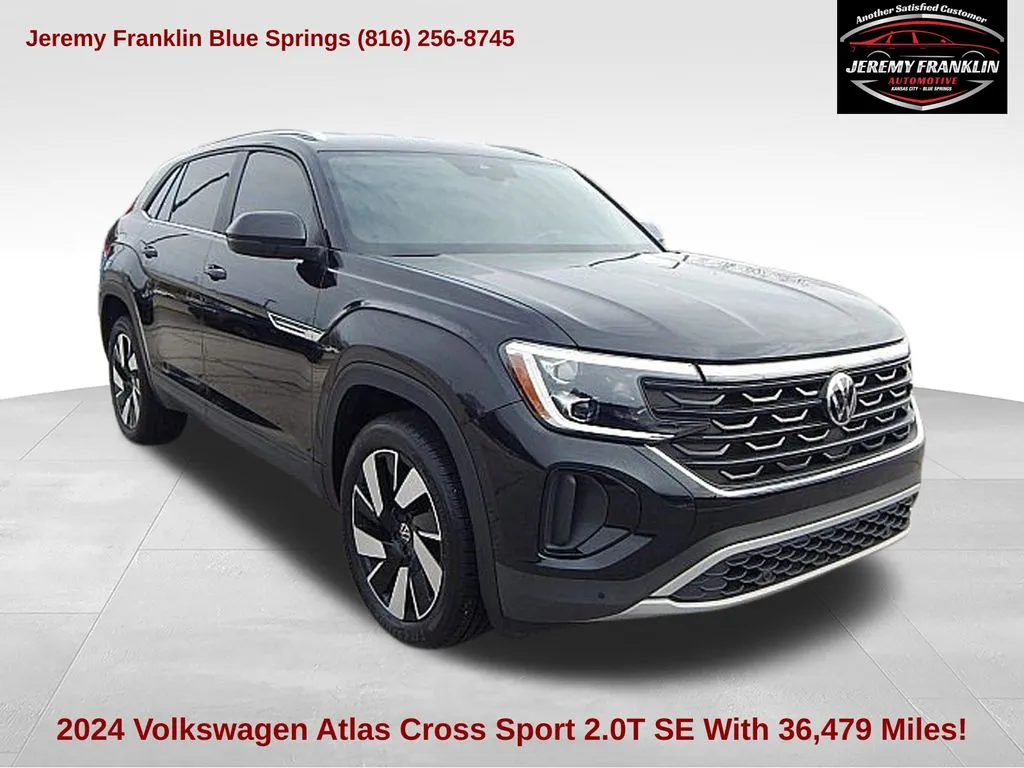 Black 2024 Volkswagen Atlas Cross Sport 2.0T SE w/Technology for sale in Blue Springs, MO