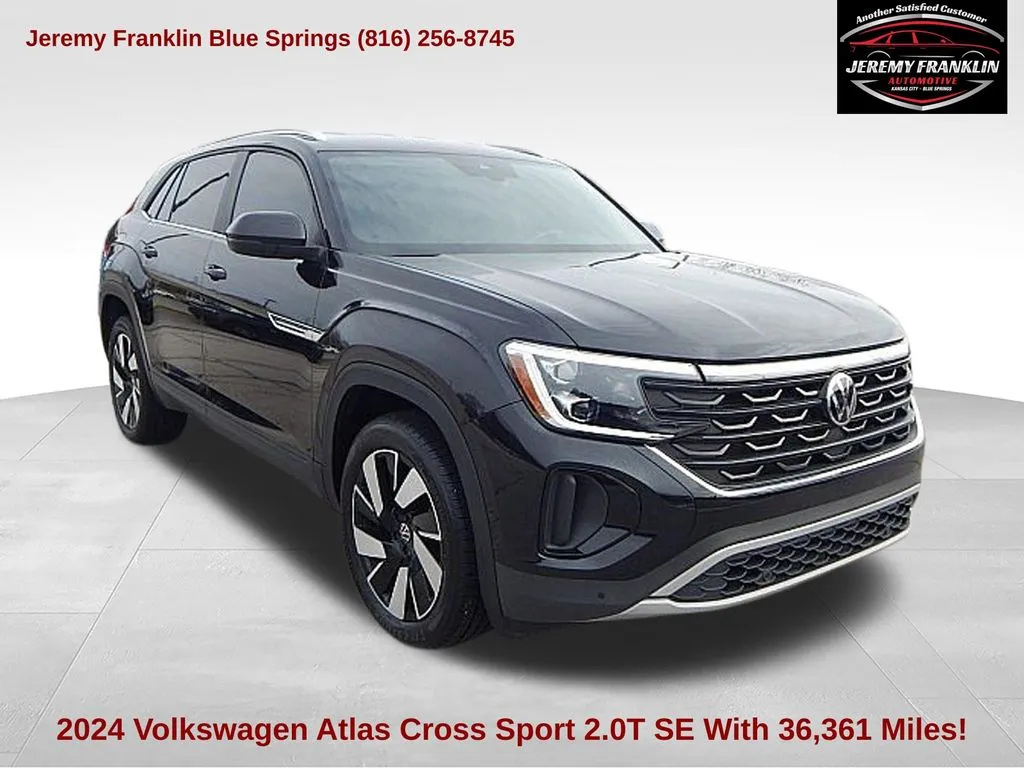 Black 2024 Volkswagen Atlas Cross Sport 2.0T SE w/Technology for sale in Blue Springs, MO
