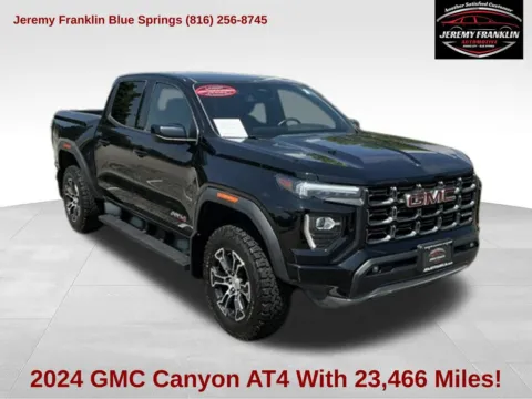 Black 2024 GMC Canyon AT4 for sale in Blue Springs, MO