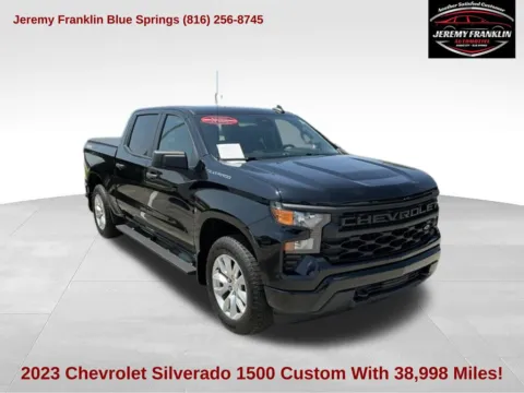 Black 2023 Chevrolet Silverado 1500 Custom for sale in Blue Springs, MO