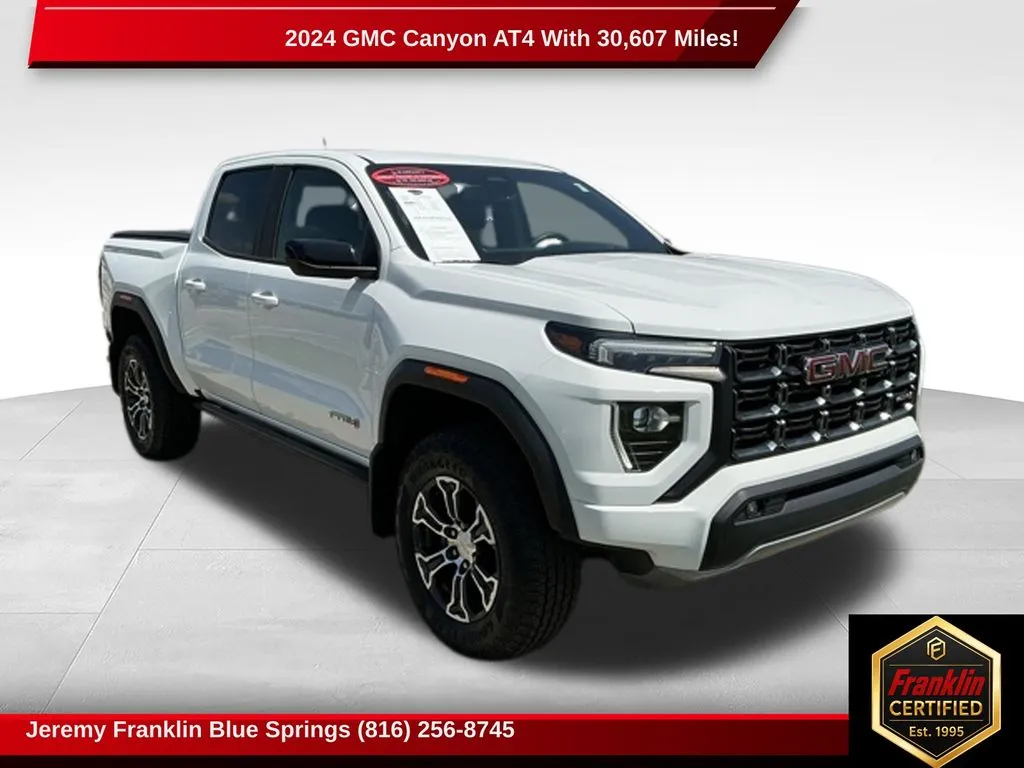 White 2024 GMC Canyon AT4 for sale in Blue Springs, MO