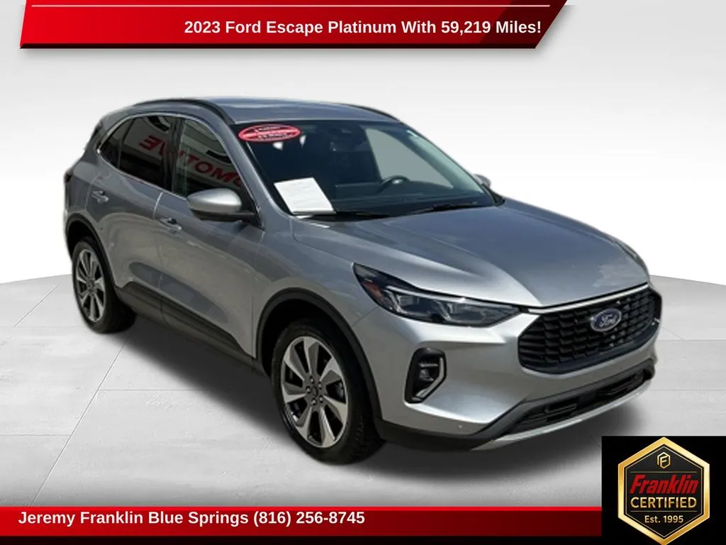 Silver 2023 Ford Escape Platinum for sale in Blue Springs, MO