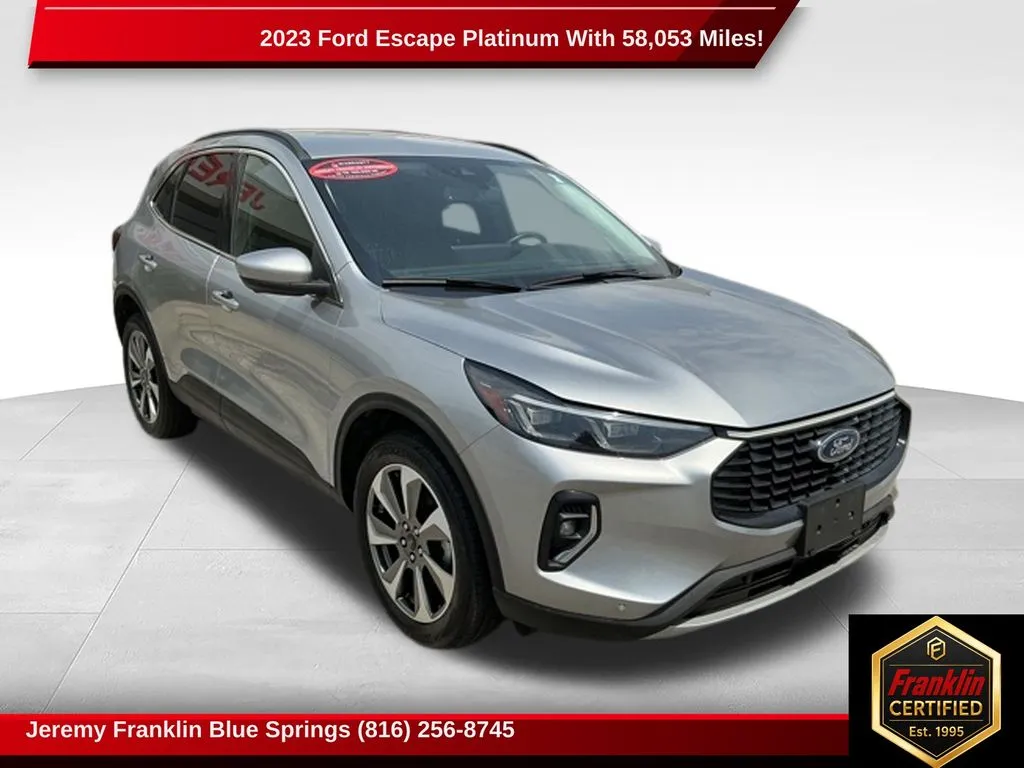 Silver 2023 Ford Escape Platinum for sale in Blue Springs, MO