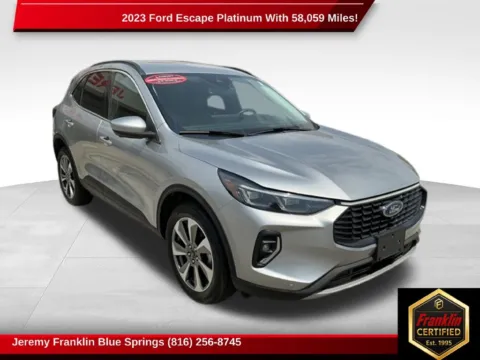 Silver 2023 Ford Escape Platinum for sale in Blue Springs, MO