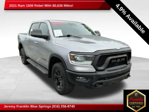 Silver 2021 Ram 1500 Rebel for sale in Blue Springs, MO
