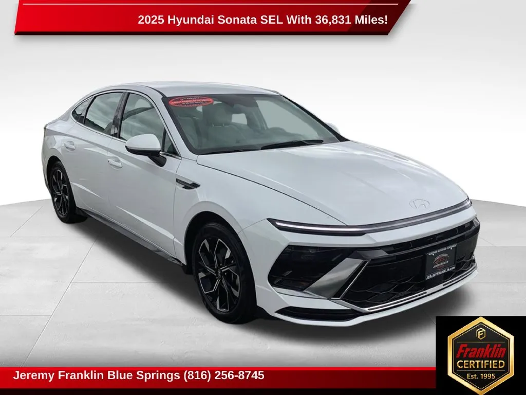 White 2025 Hyundai Sonata SEL for sale in Blue Springs, MO