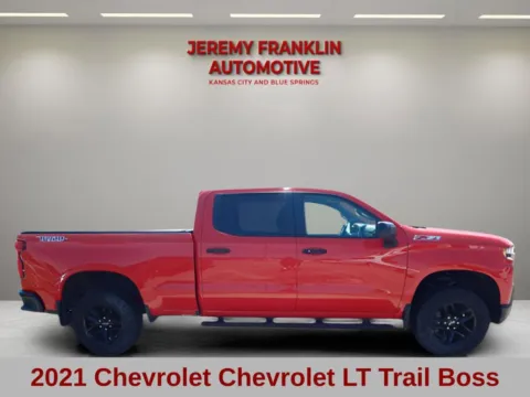 Photos of 2021 Chevrolet Silverado 1500 LT Trail Boss for sale in Blue Springs, MO at Jeremy Franklin Automotive of Blue Springs