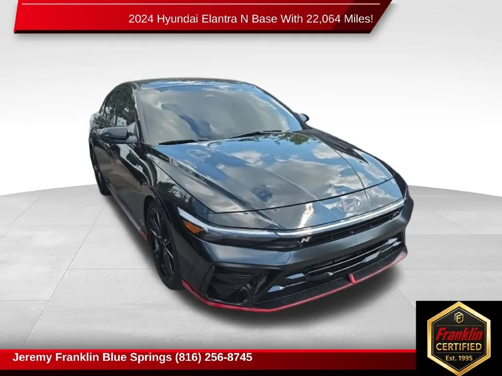Black 2024 Hyundai Elantra N for sale in Blue Springs, MO