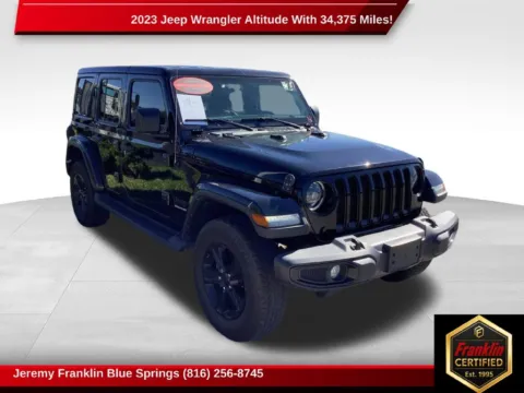 Black 2023 Jeep Wrangler Altitude for sale in Blue Springs, MO