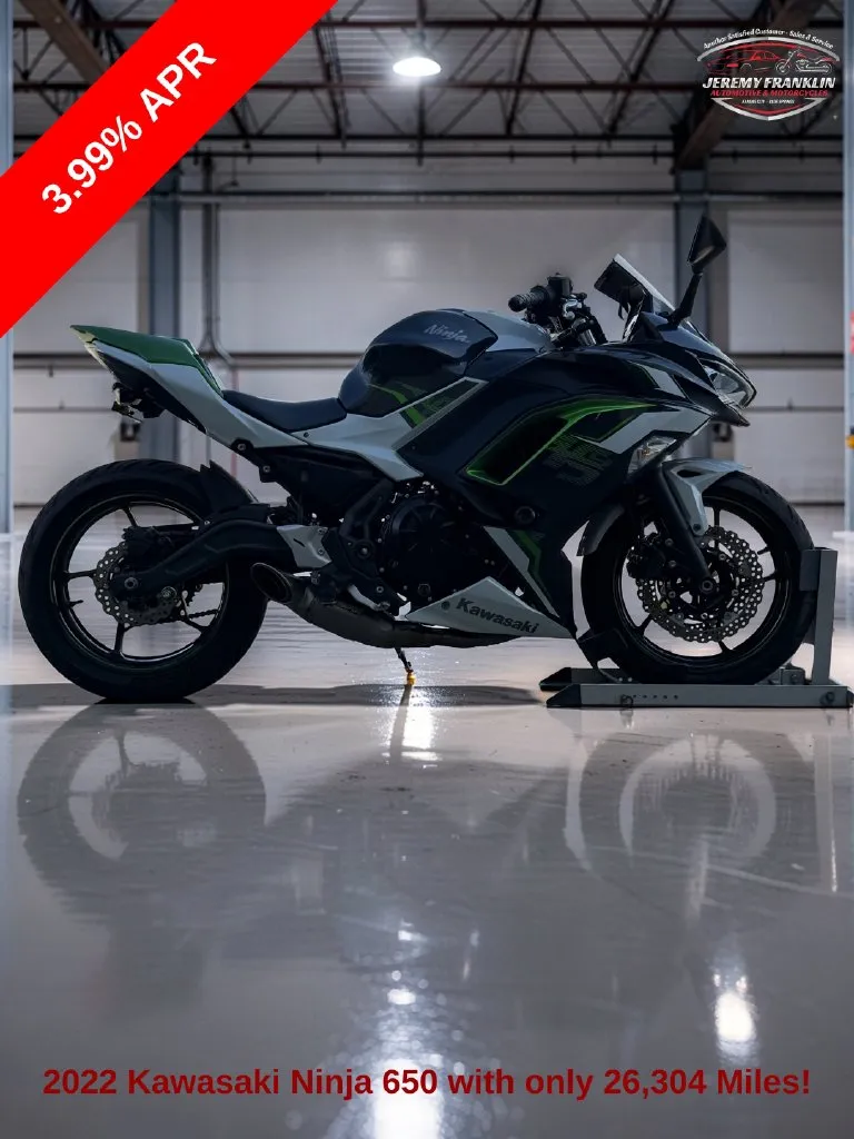Black 2022 Kawasaki Ninja 650 for sale in Blue Springs, MO