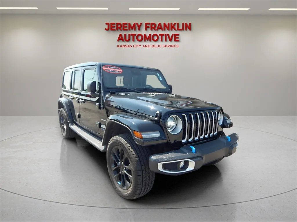 Black 2023 Jeep Wrangler Sahara 4xe for sale in Blue Springs, MO