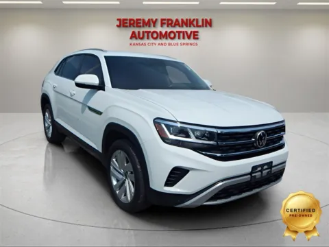 White 2021 Volkswagen Atlas Cross Sport 3.6L V6 SE w/Technology for sale in Blue Springs, MO